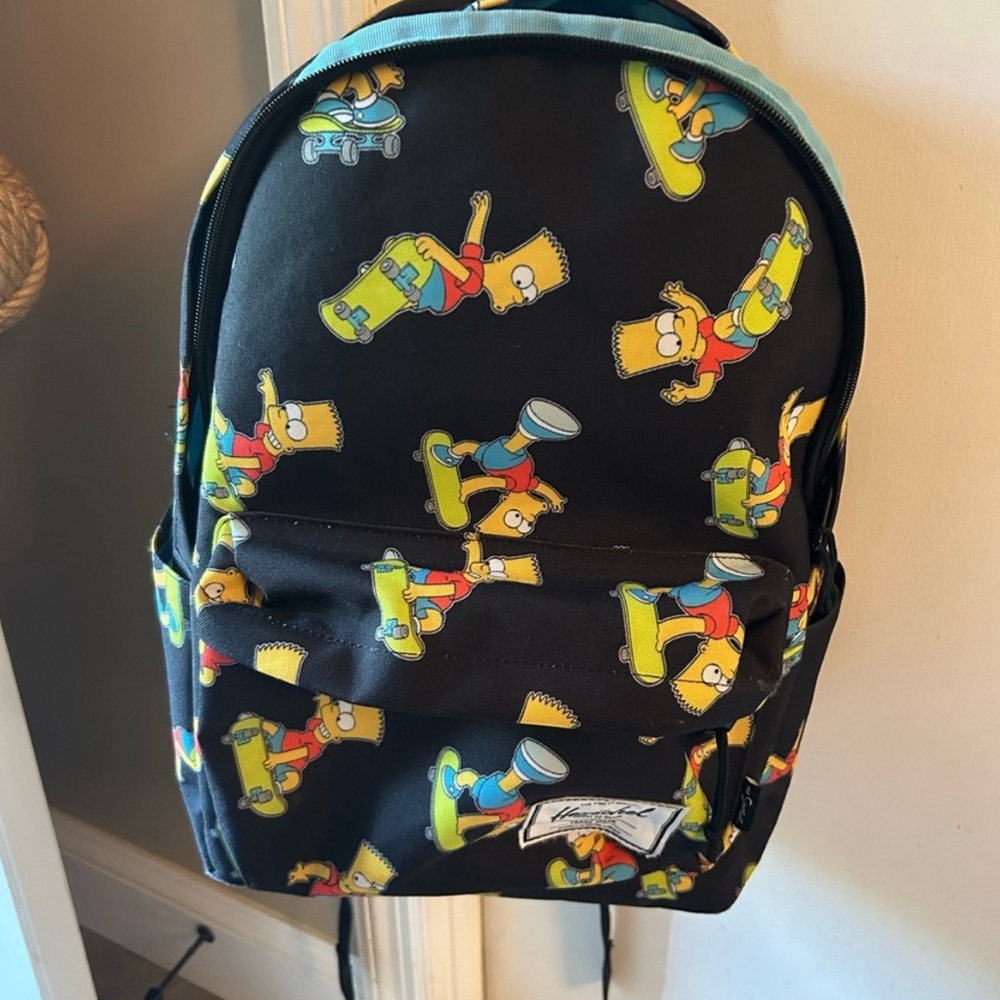 Herschel Supply Company Kids Backpack - Black with Cartoon Design